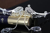 ANGEL WINGS CRYSTAL DROP EARRINGS