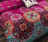 Bohemian Style Floral Cover Set